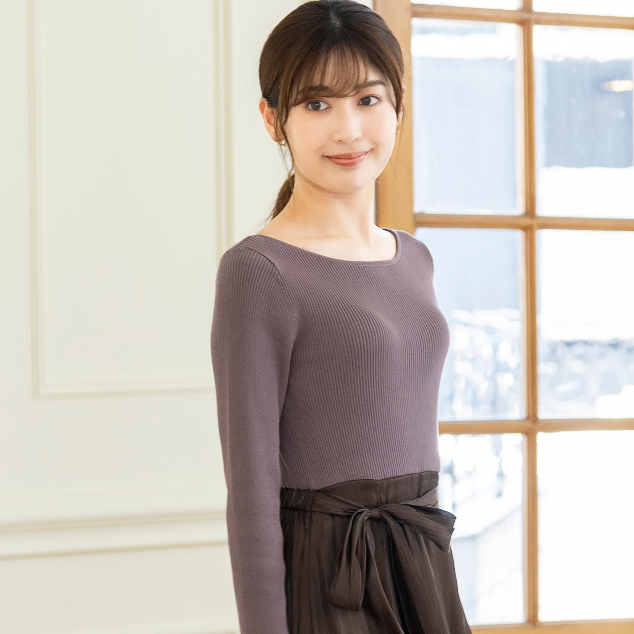 グロッシーニットワンピース/mm337407