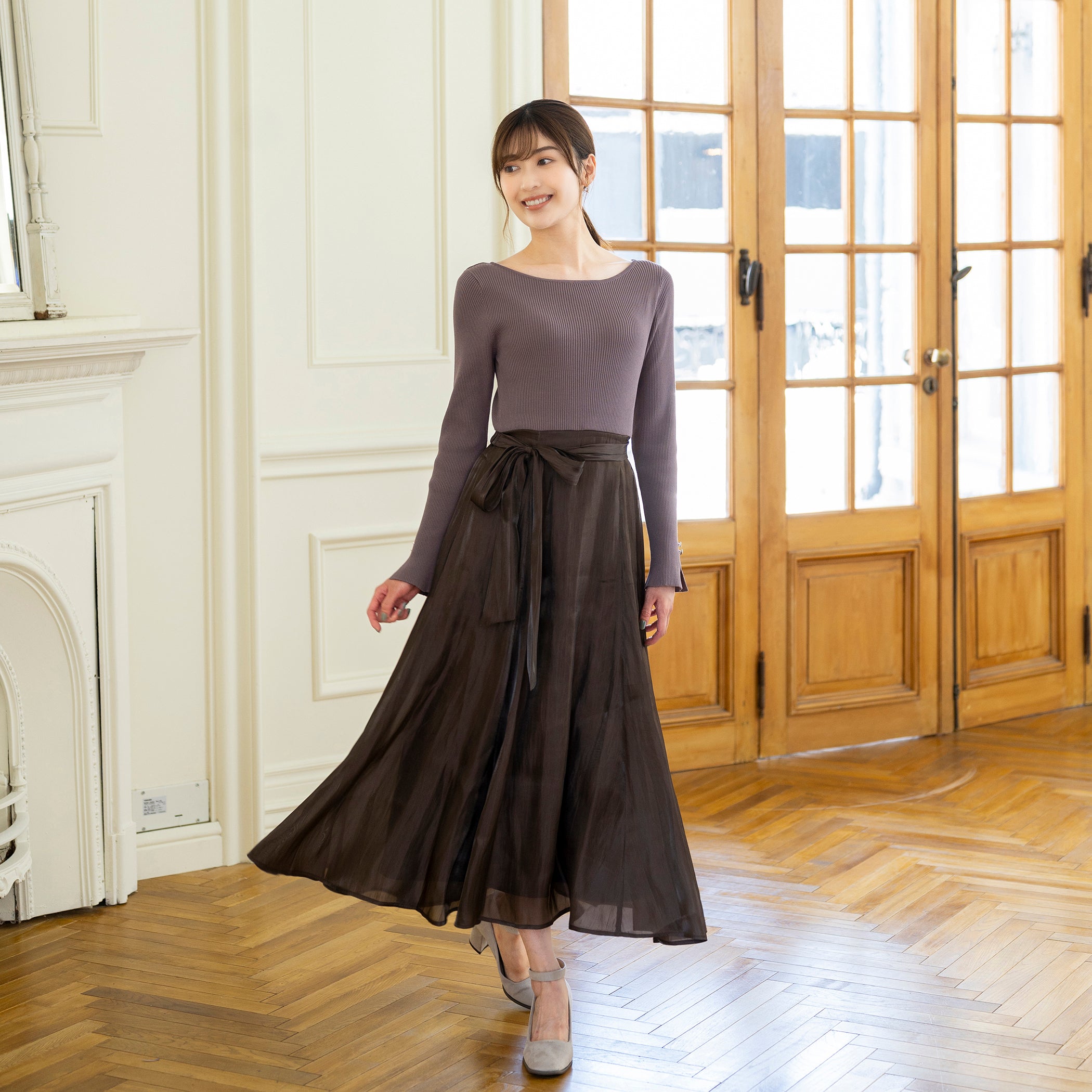 グロッシーニットワンピース/mm337407