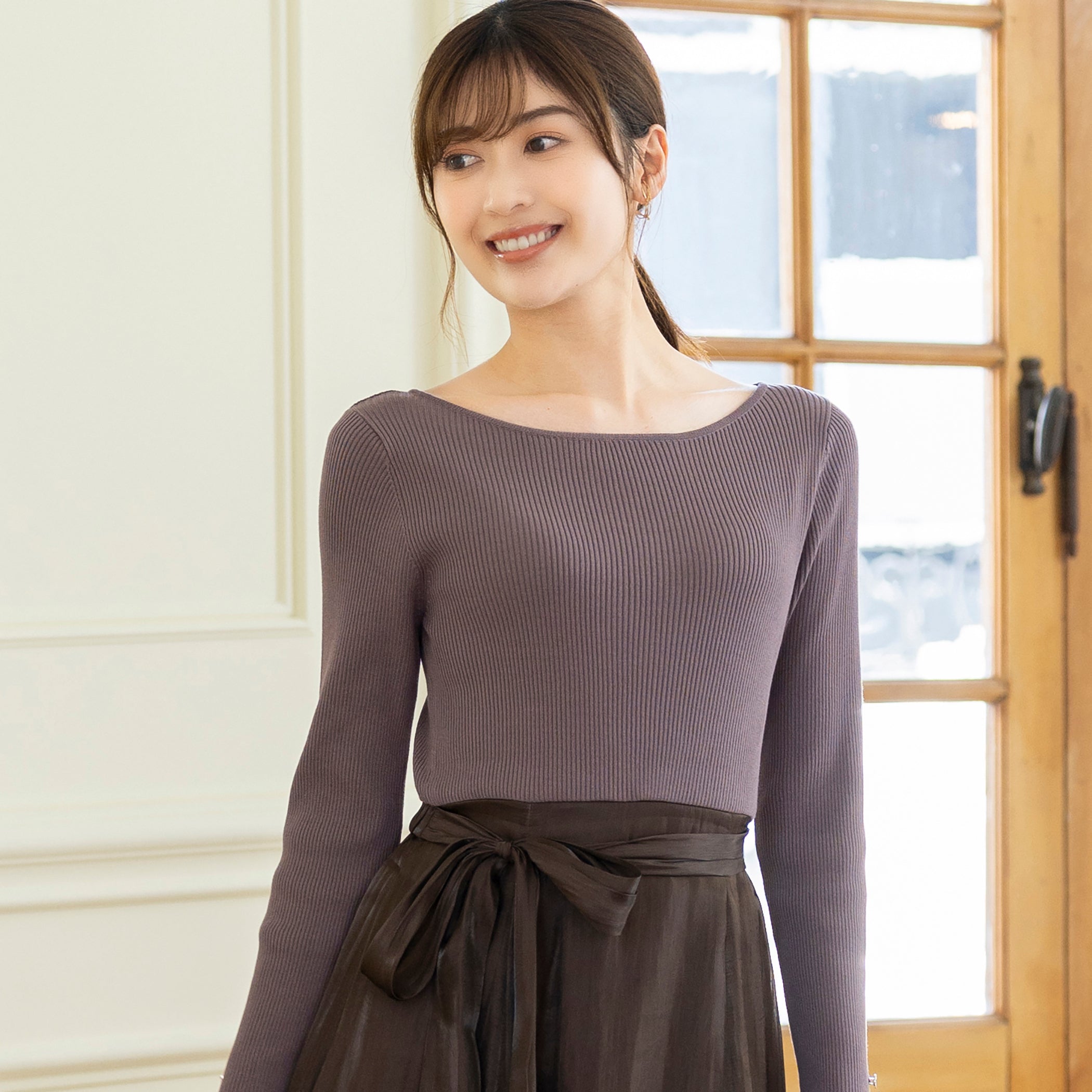 グロッシーニットワンピース/mm337407