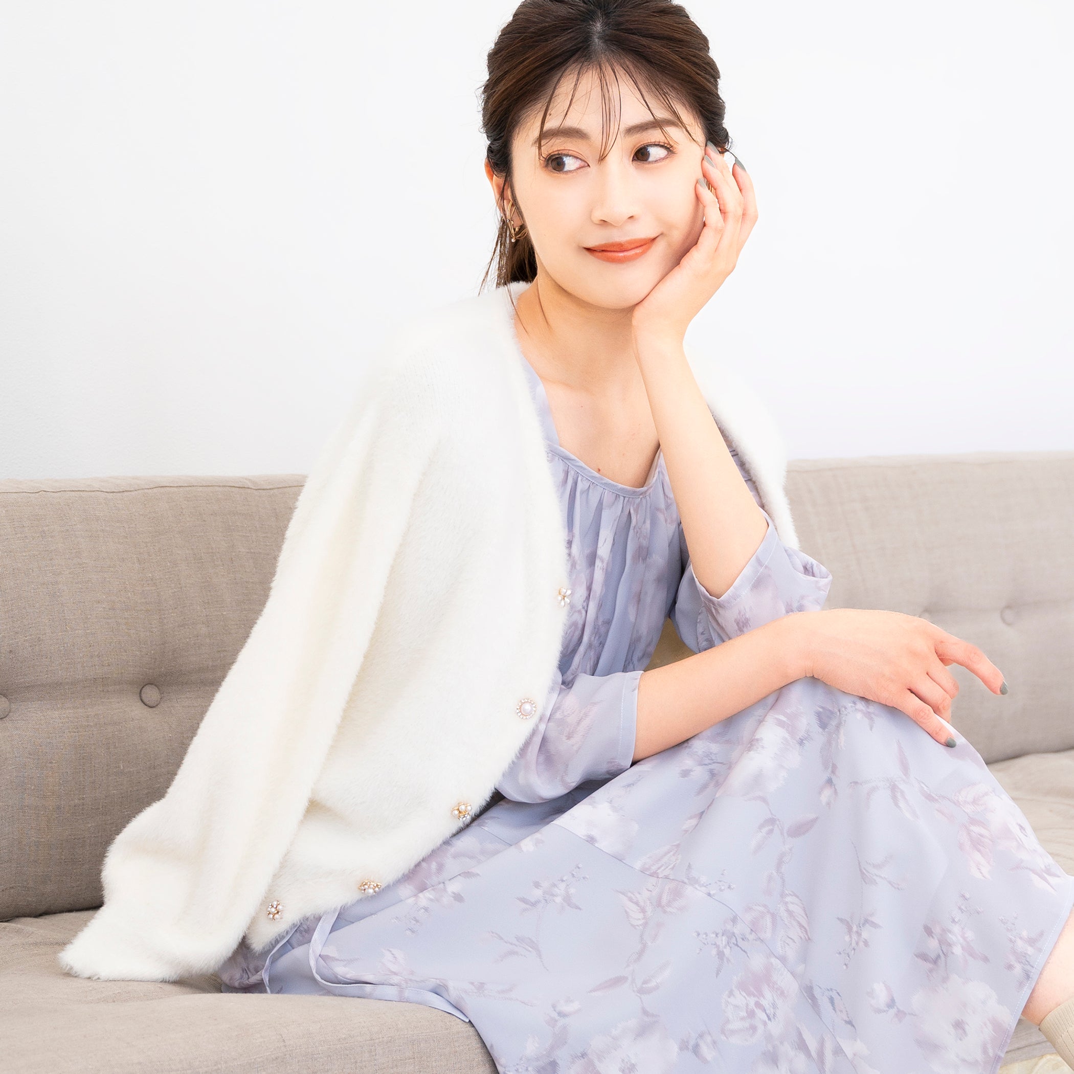 ぼかしフラワーワンピース/mm337414