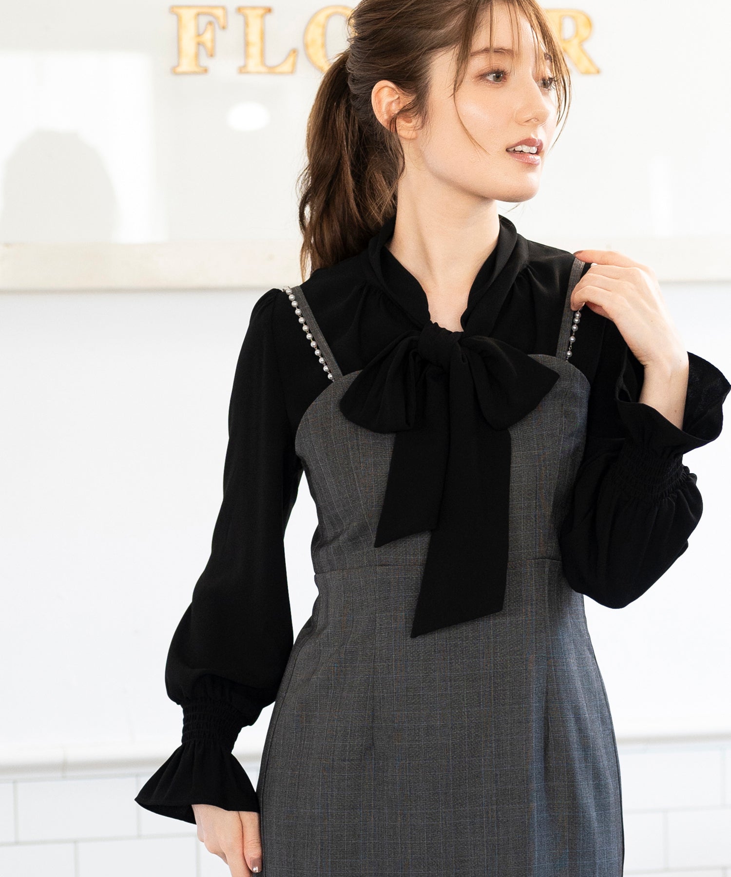 ショルダーチェーンキャミワンピース/MM337418 – MISCH MASCH|31 Sons