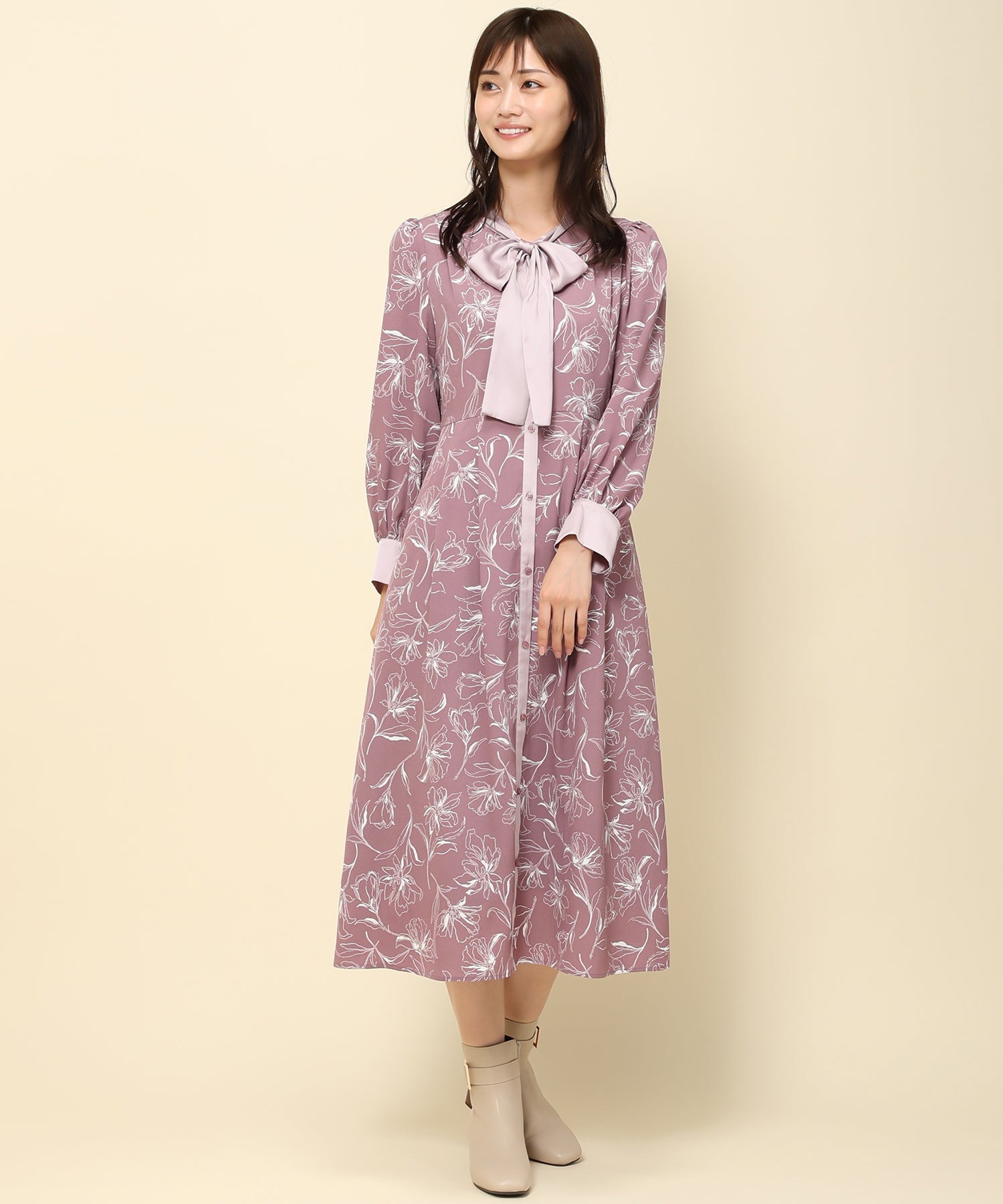 フラダンス⭐️バイオレット　カラー⭐️ワンピース Amazon.co.jp: [DFギャラリー] フラダンス衣装 フラワンピース