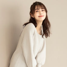 画像をギャラリービューアに読み込む, 【予約販売】バックリボンニットミニワンピース/MM337425
