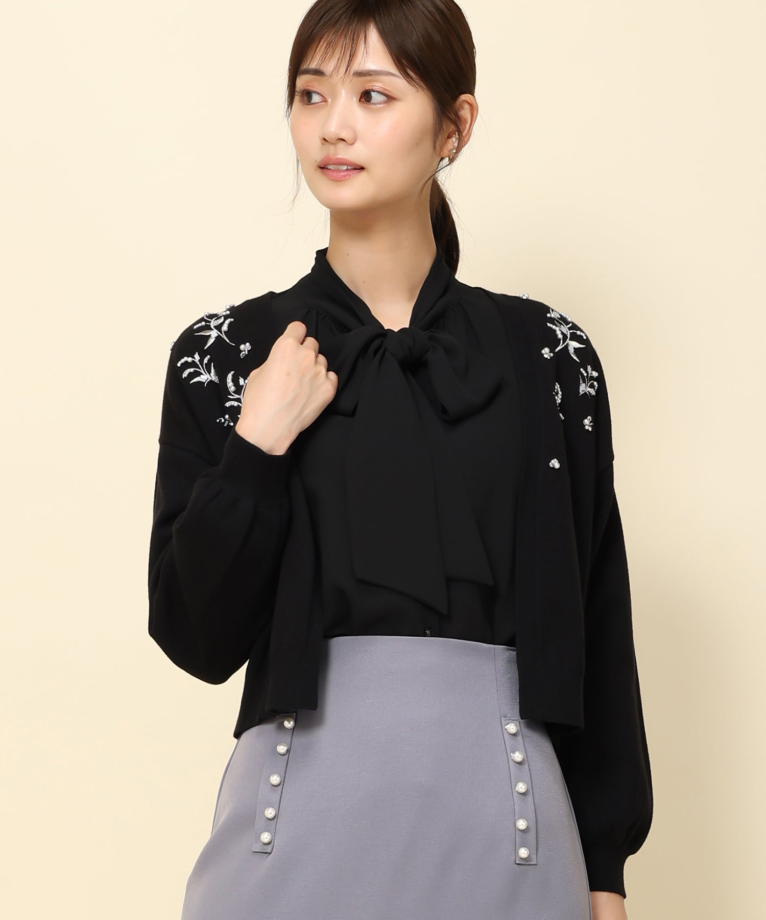 すずらんパール刺繍カーディガン/MM338409 – MISCH MASCH|31 Sons de mode