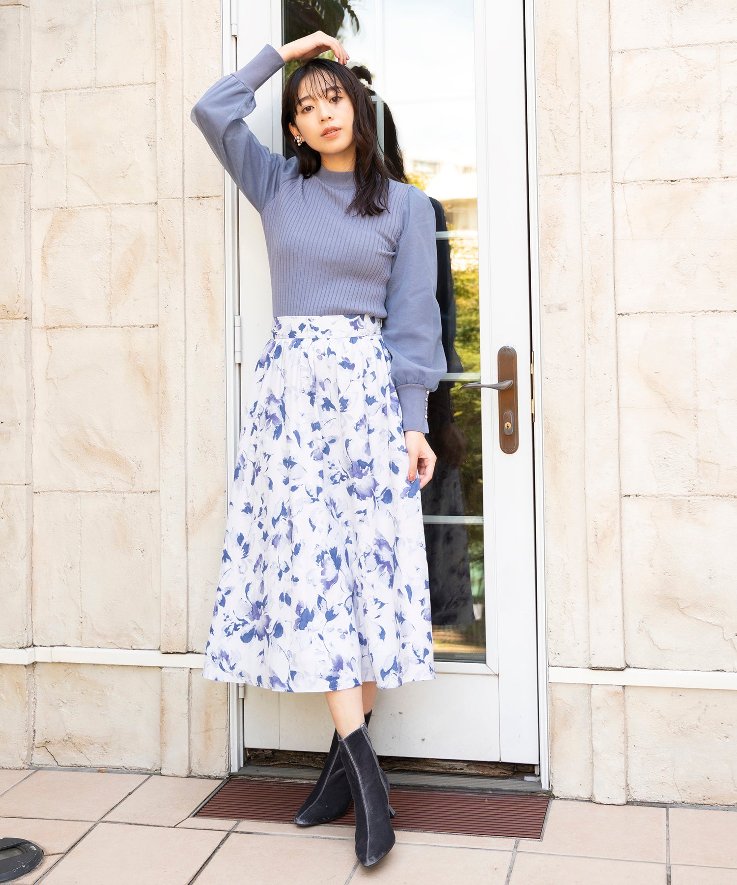 水彩フラワースカート/MM347221 – MISCH MASCH|31 Sons de mode