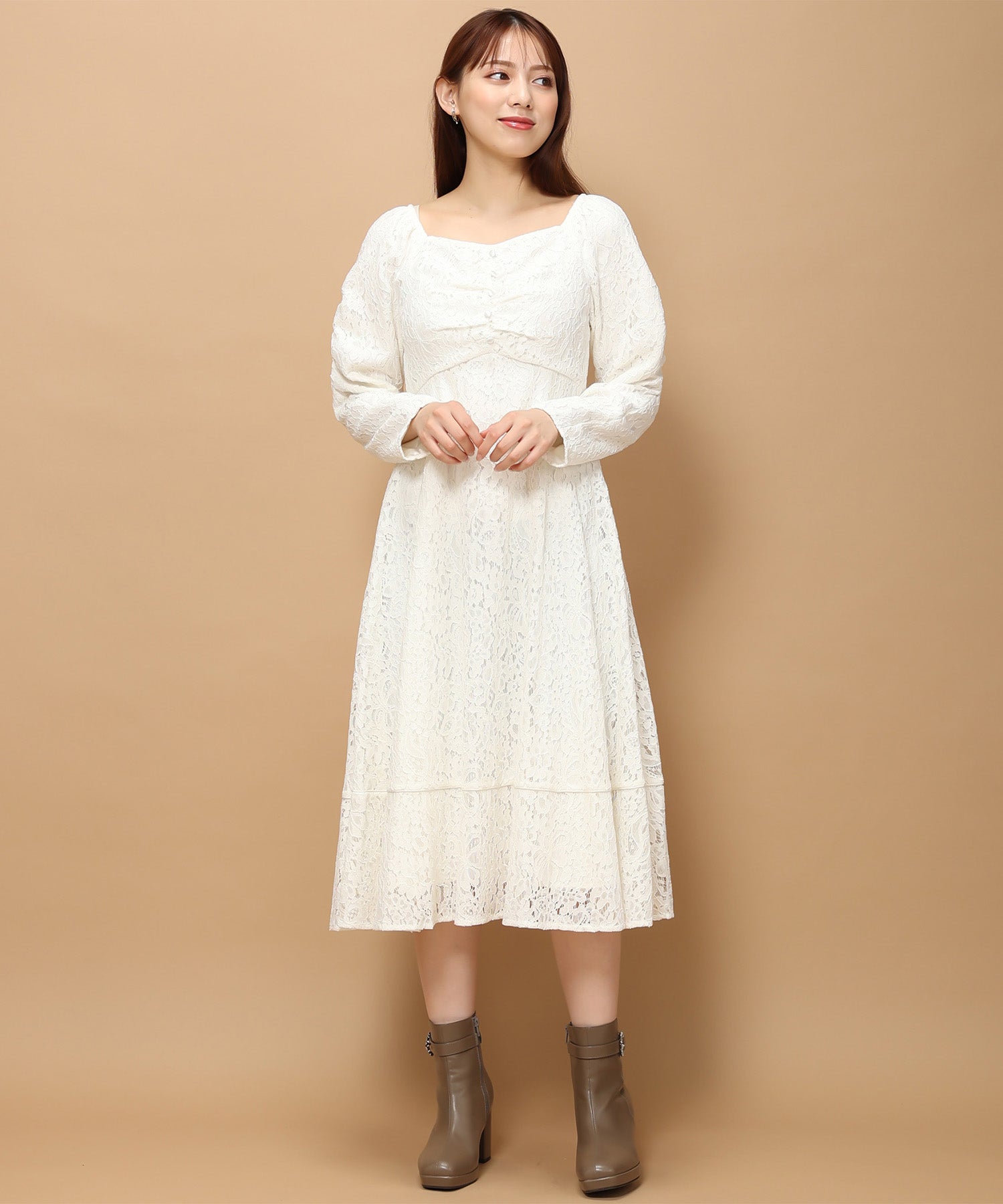 レース袖コンシャスワンピース/MM347406 – MISCH MASCH|31 Sons de mode