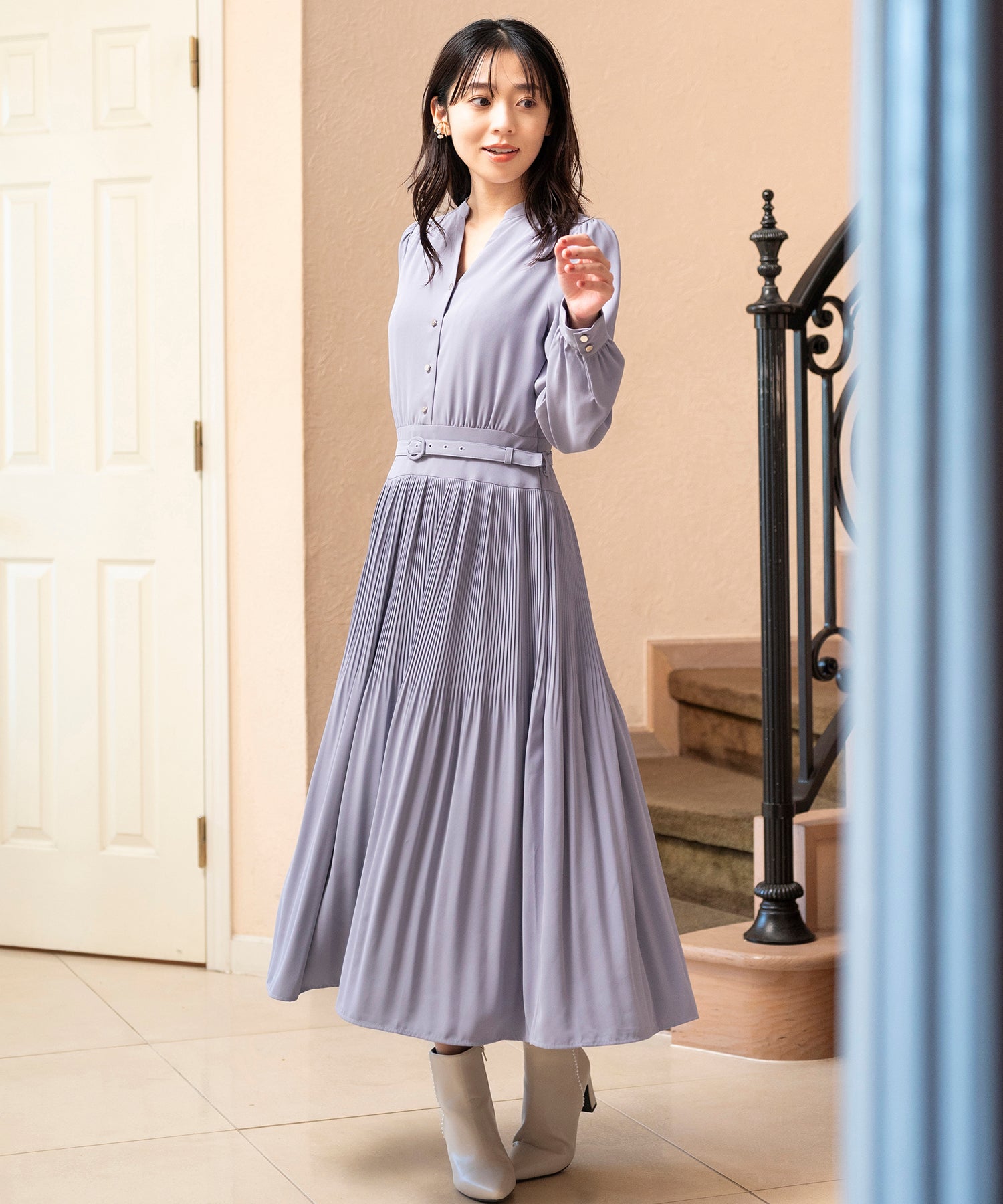 majeマージュ スヒャンドレス マジュプリーツ ワンピース org.jpg