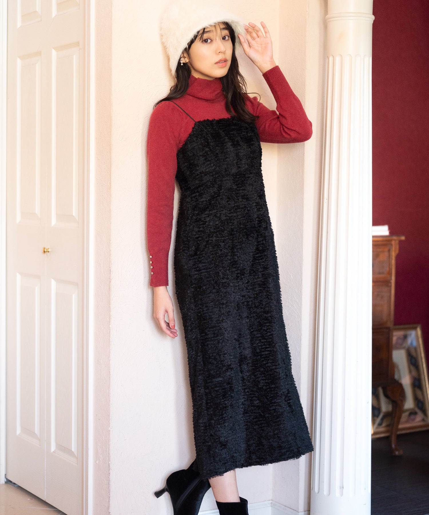 ベーシックビジュー袖タートルニット/MM348311 – MISCH MASCH|31 Sons