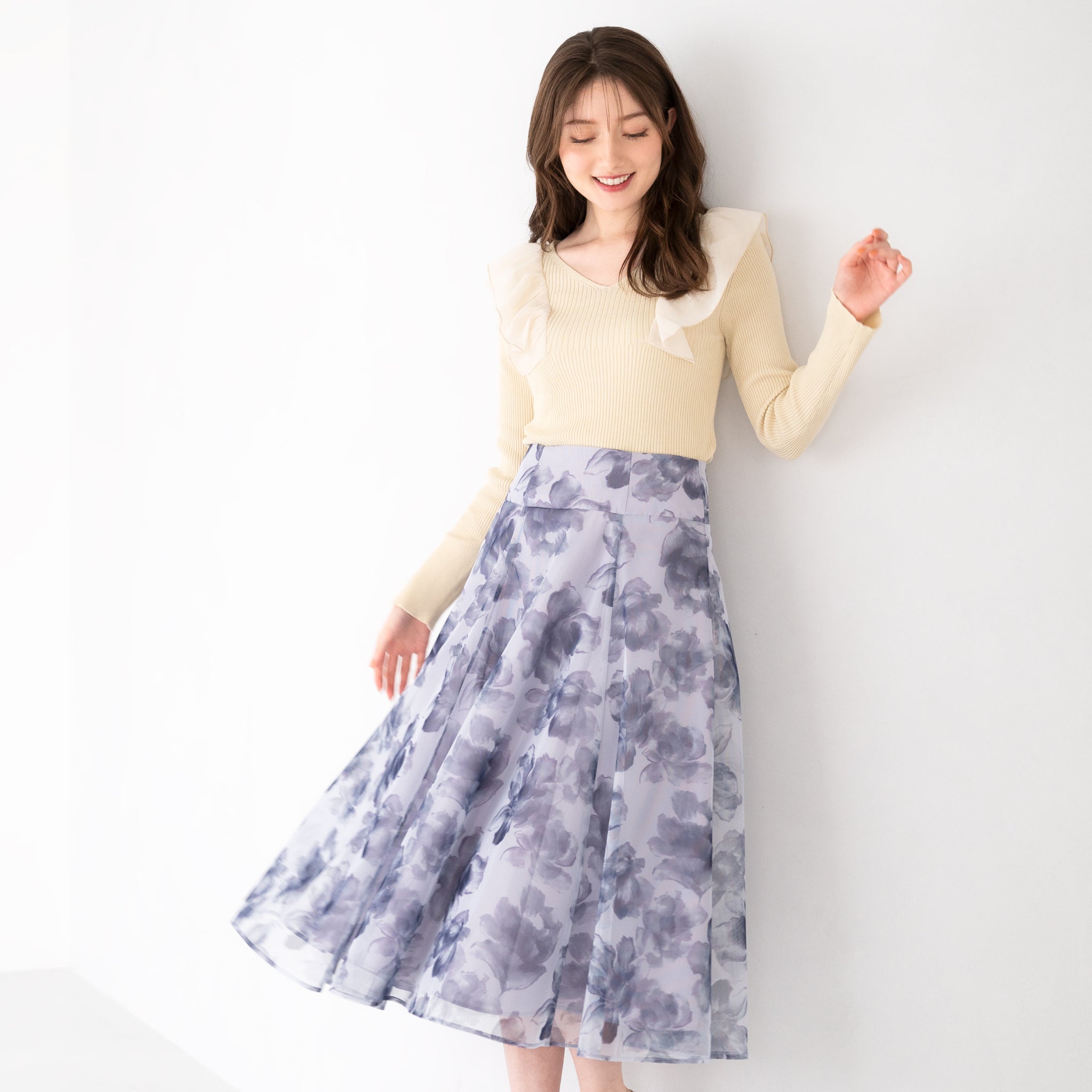 2wayラッフルニット/MM418314 – MISCH MASCH|31 Sons de mode 2wayラッフルニット/MM418314 – MISCH MASCH|31 Sons de mode