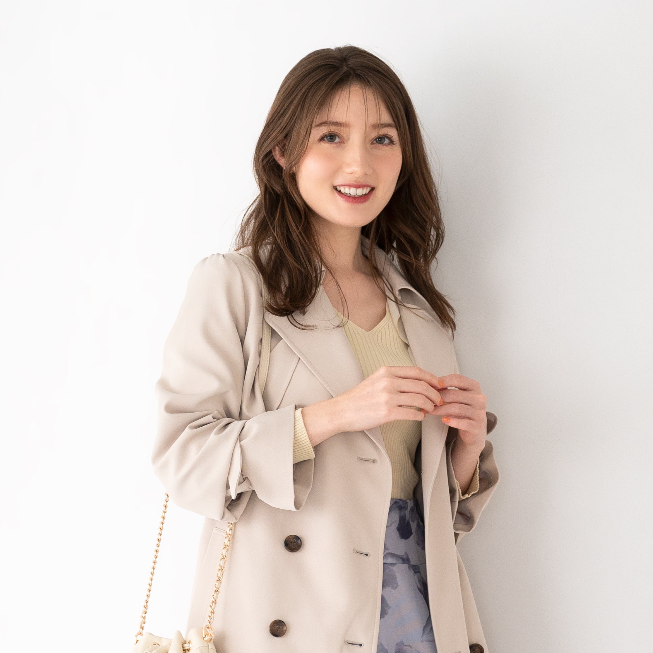 【期間限定価格】サイドプリーツトレンチコート/MM418602