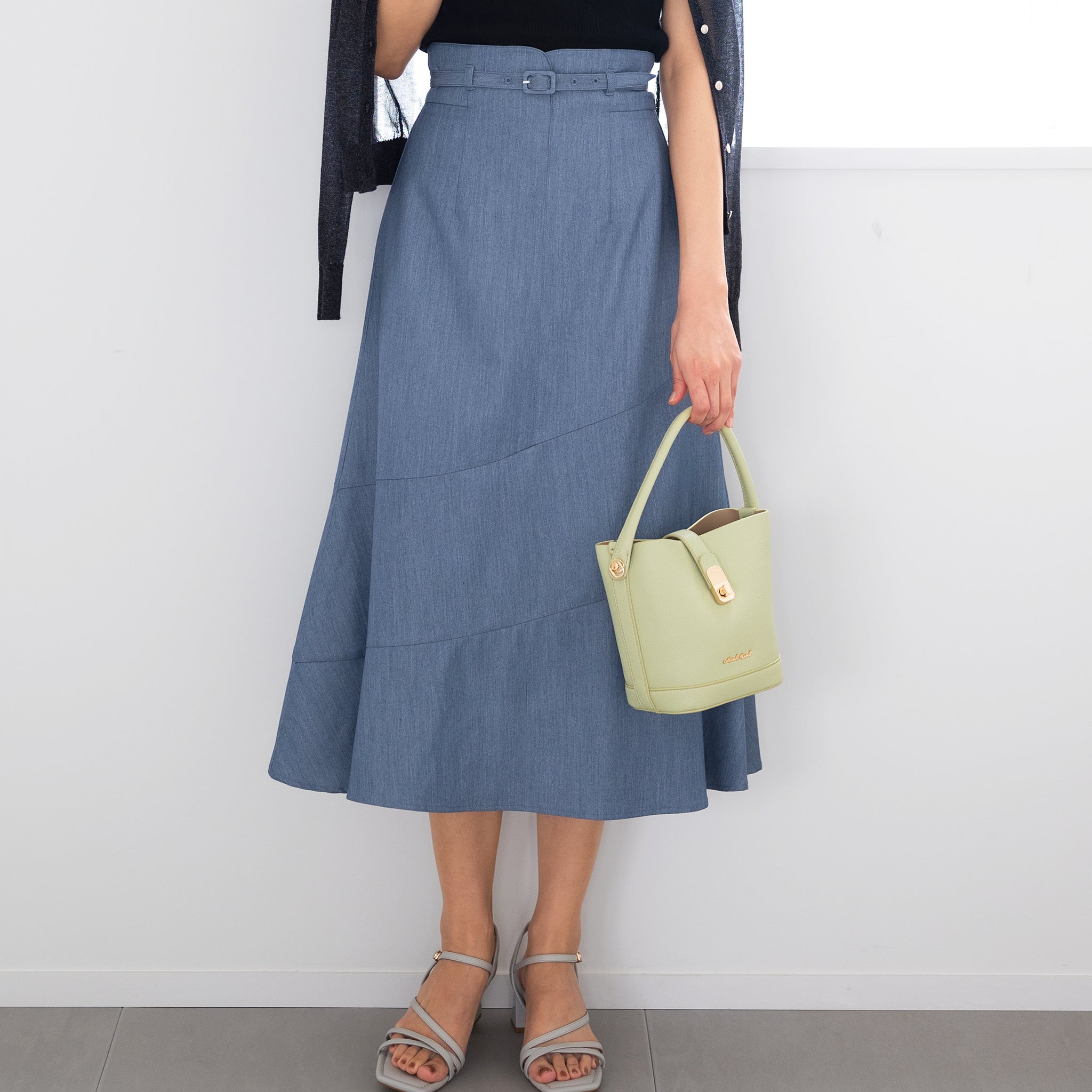 アシメ切替Aラインスカート/MM427211 – MISCH MASCH