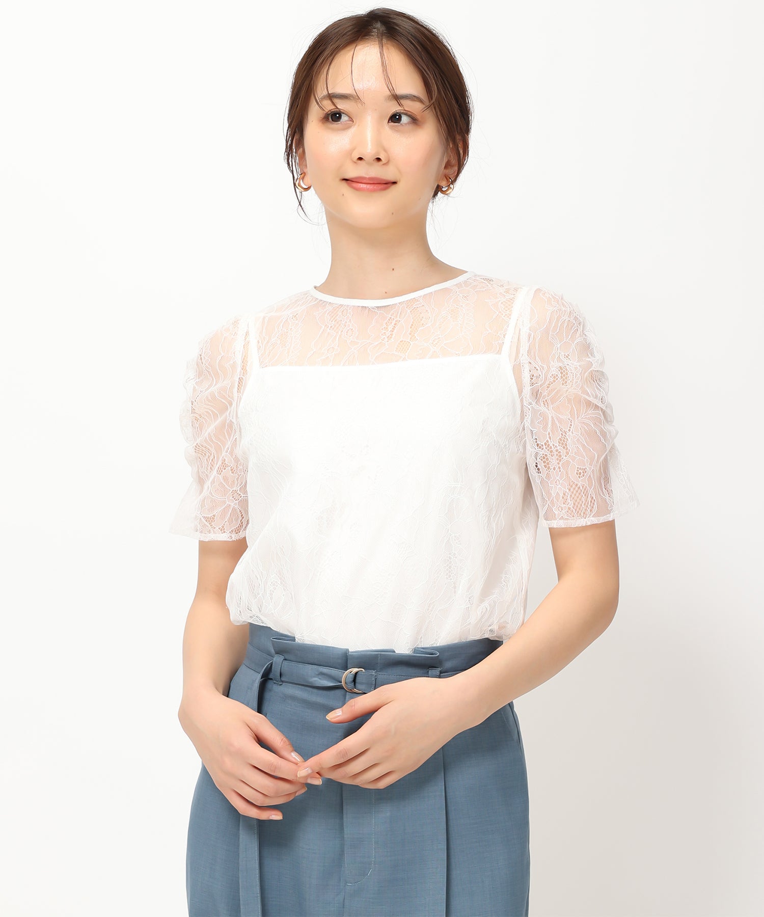 インナー付きレースブラウス /MM428104 – MISCH MASCH|31 Sons de mode