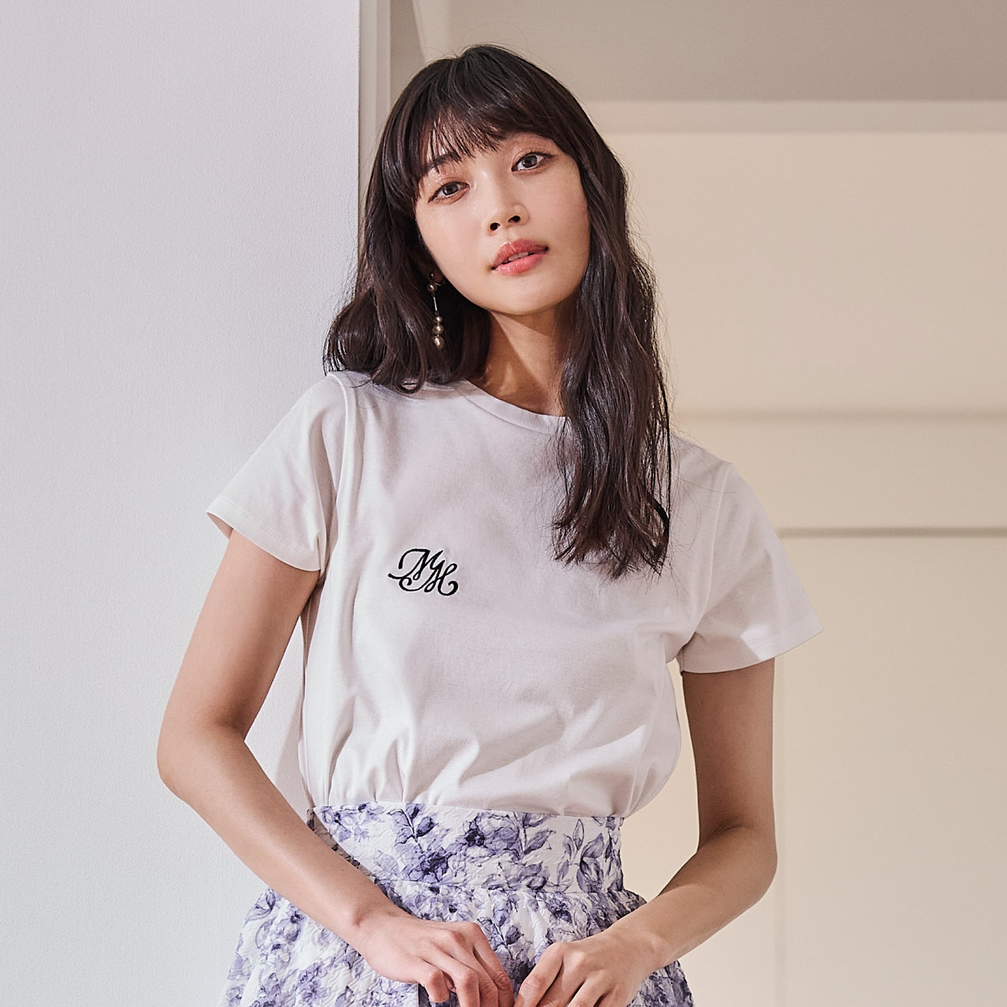 ロゴ刺繍Tシャツ /MM428206 – MISCH MASCH