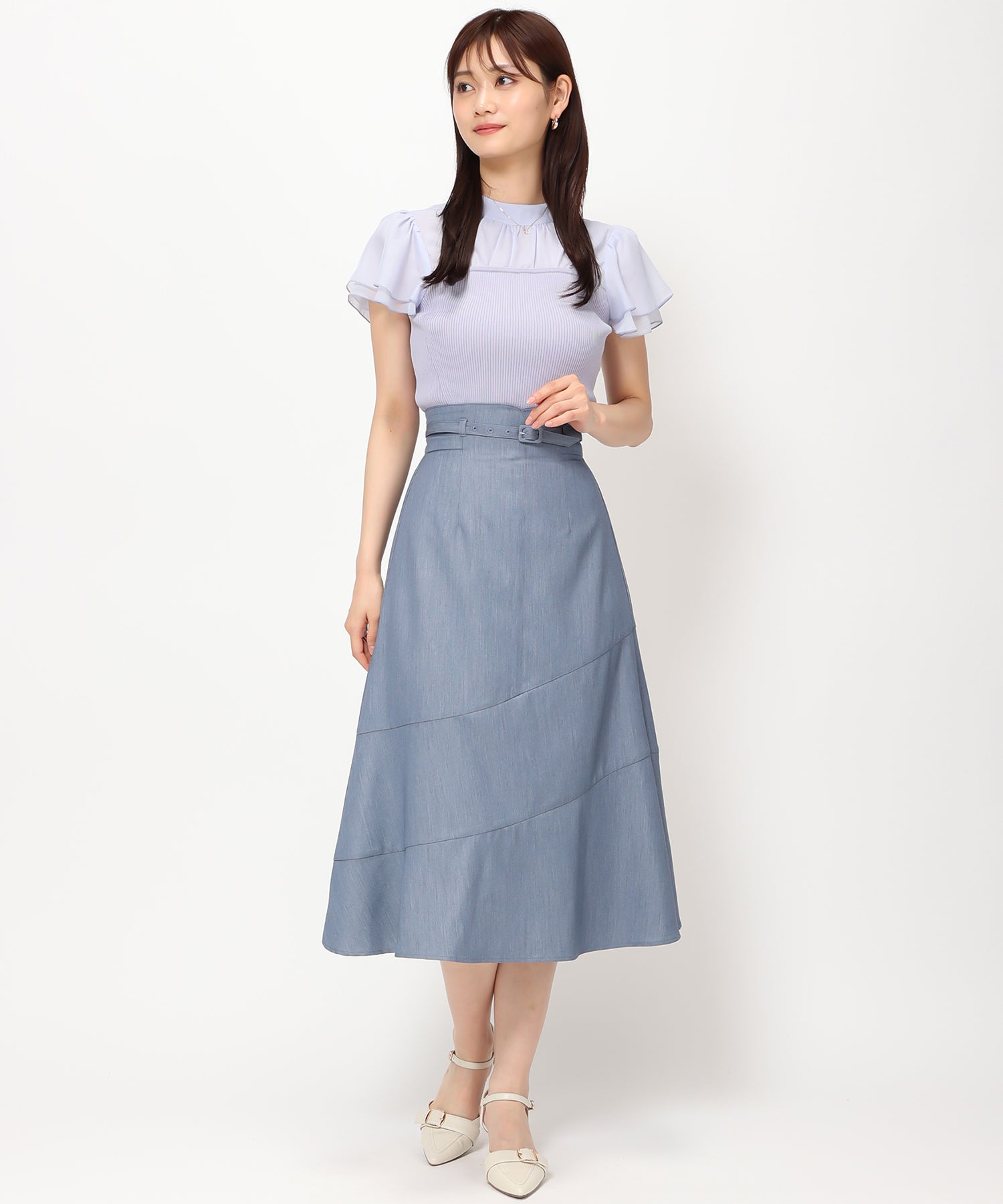 ソフトシフォン袖ビスチェニット/MM428306 – MISCH MASCH|31 ソフトシフォン袖ビスチェニット/MM428306 – MISCH MASCH|31