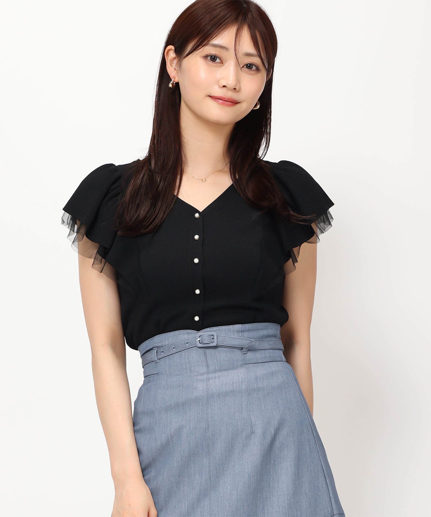 畔フリル2wayニット/MM428307 – MISCH MASCH|31 Sons de mode