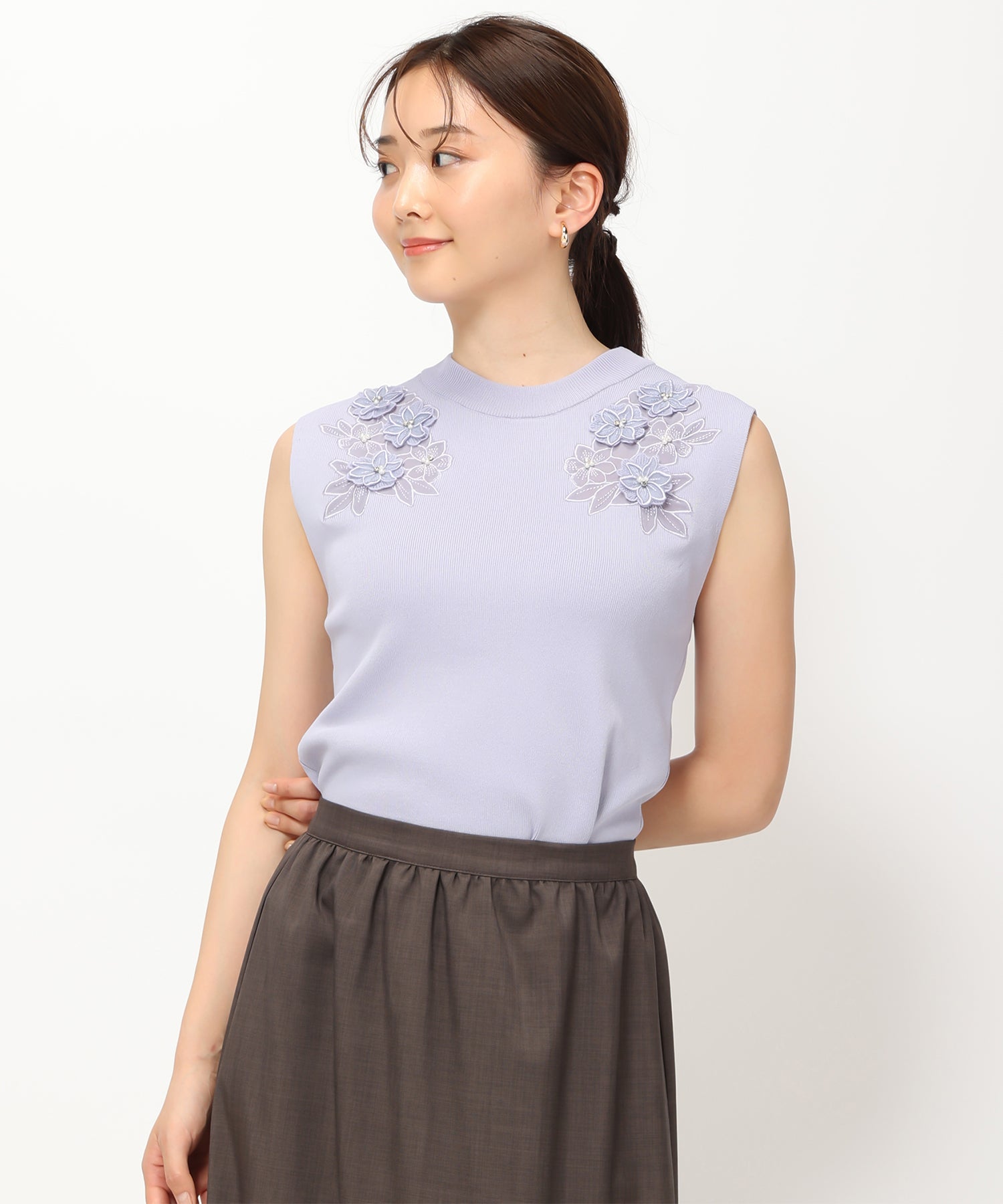 3Dフラワーモチーフニット/MM428312 – MISCH MASCH|31 Sons de mode