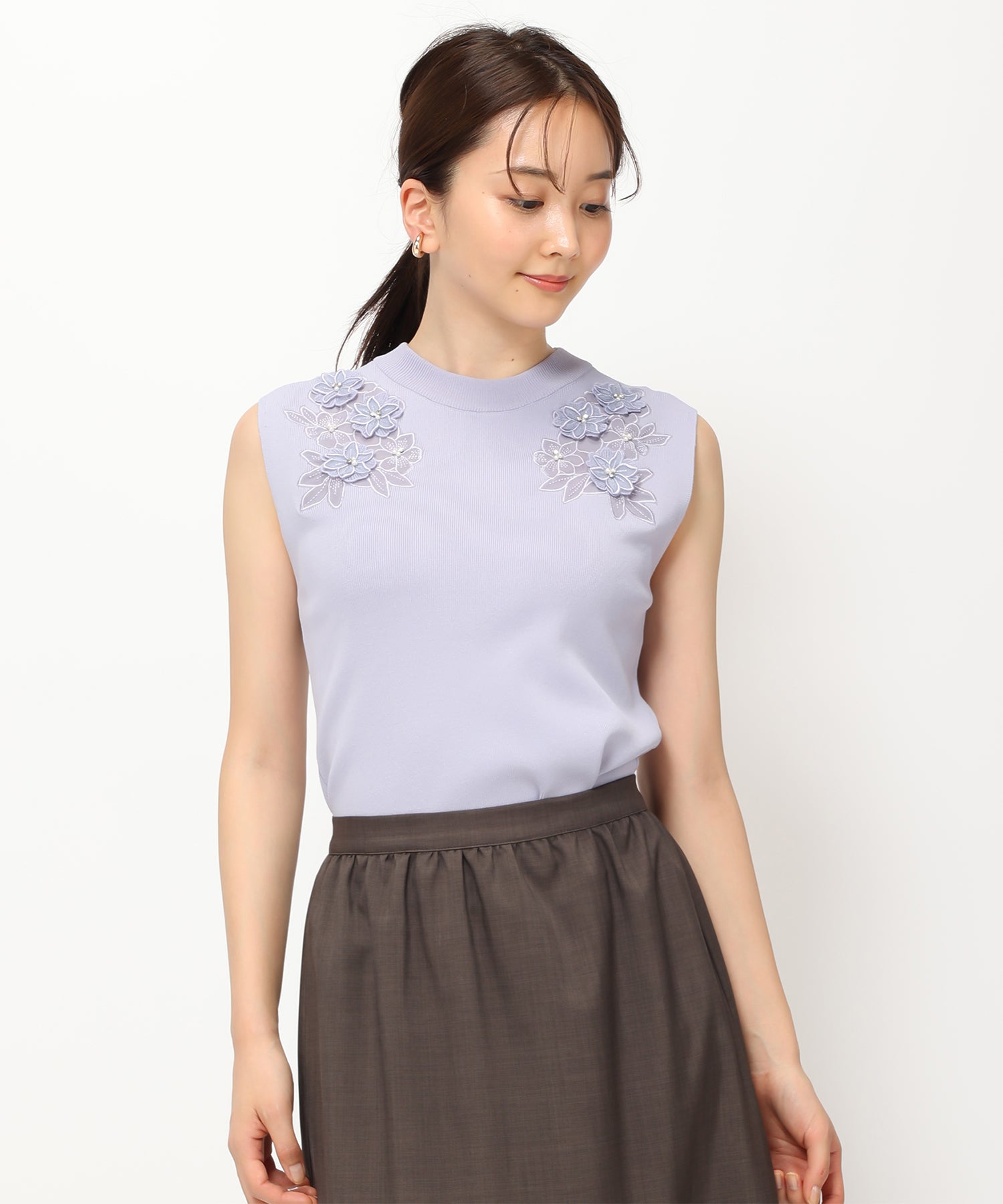 3Dフラワーモチーフニット/MM428312 – MISCH MASCH|31 Sons de mode