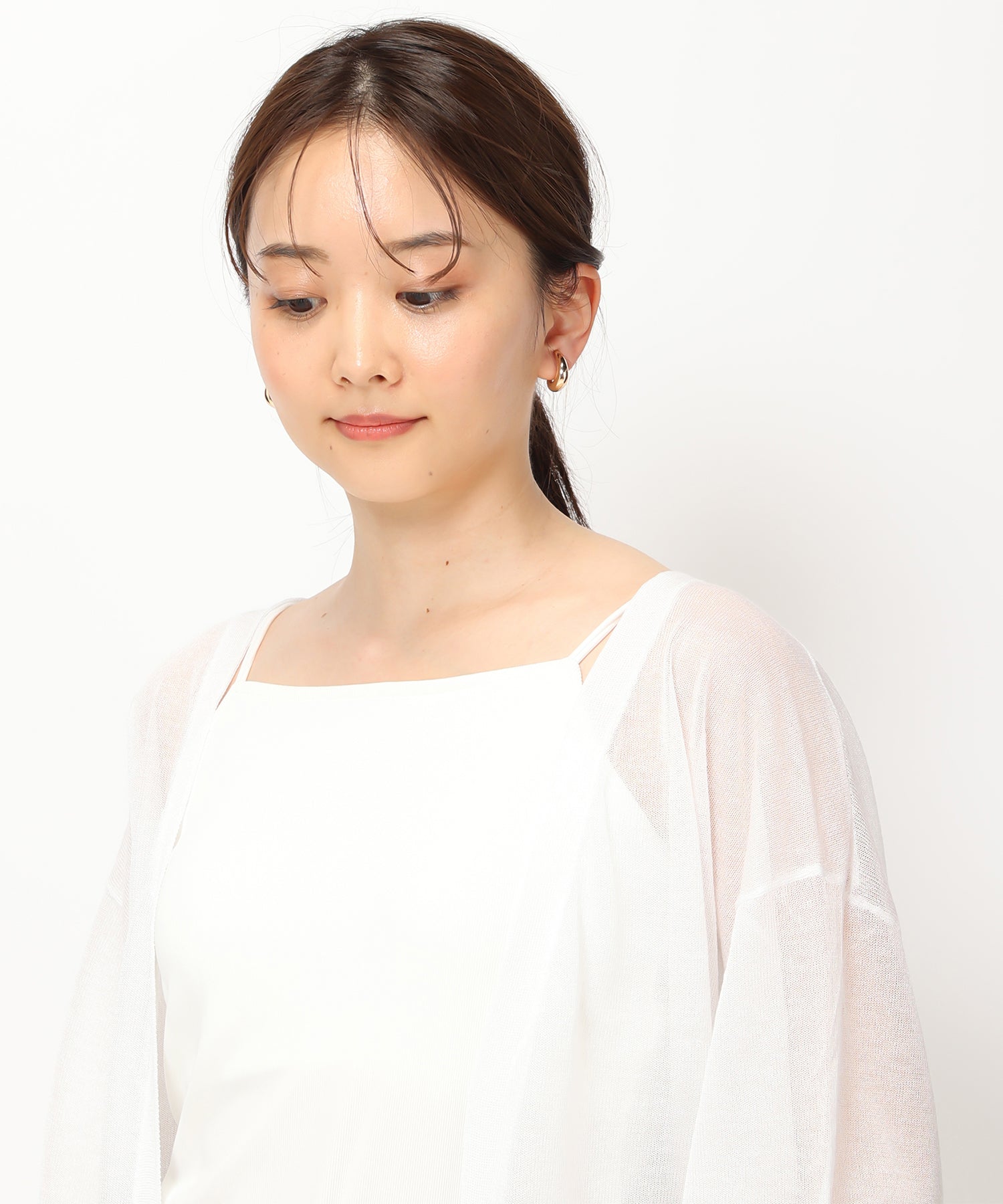 ⭕️大人気⭐️新品未使用♡⭐️ラメ入ミドル丈万能カーディガン ⭕️大人気⭐️新品未使用♡⭐️ラメ入ミドル丈万能カーディガン