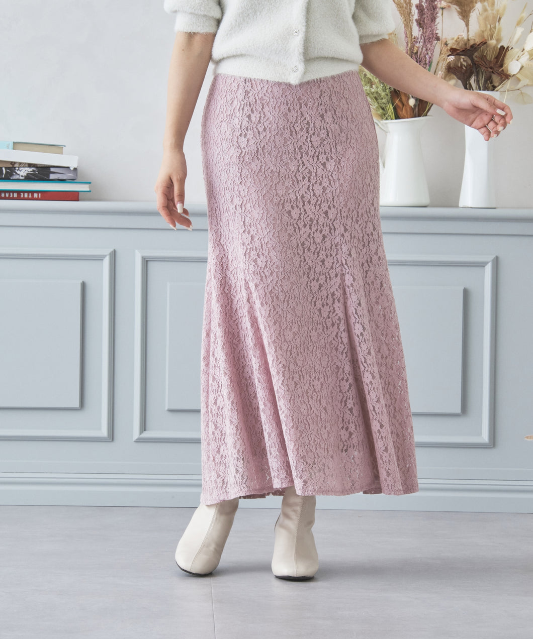 レースマーメイドスカート/MM437213