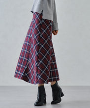 画像をギャラリービューアに読み込む, ロービングチェックAラインスカート/MM447212
