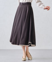 画像をギャラリービューアに読み込む, バイカラーフレアスカート/MM447215
