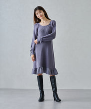 画像をギャラリービューアに読み込む, 裾フリルミニニットワンピース/MM447417

