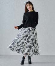 画像をギャラリービューアに読み込む, ラメリブパール袖ニット/MM448301
