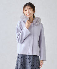 画像をギャラリービューアに読み込む, フードファー付きショートコート/MM448603
