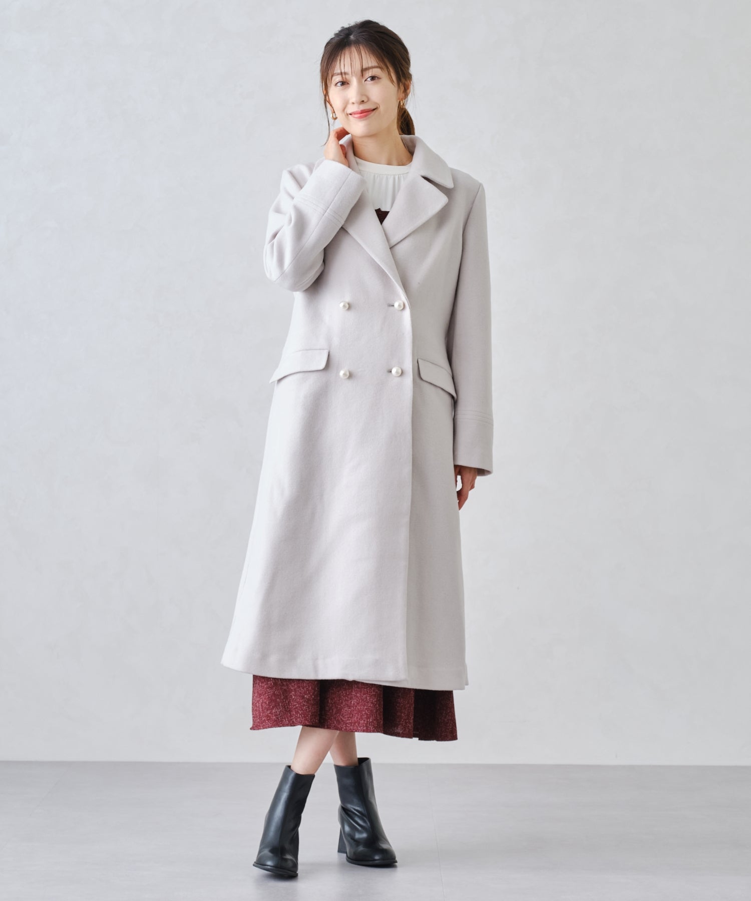 パールボタンチェスターコート/MM448604 – MISCH MASCH|31 Sons de mode