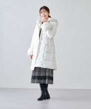 画像をギャラリービューアに読み込む, ファー付きフードロングダウン/MM448608

