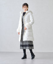 画像をギャラリービューアに読み込む, ファー付きフードロングダウン/MM448608
