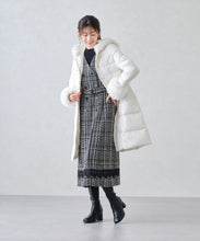 画像をギャラリービューアに読み込む, ファー付きフードロングダウン/MM448608
