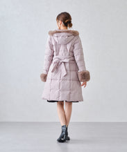 画像をギャラリービューアに読み込む, ファー付きフードロングダウン/MM448608
