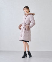 画像をギャラリービューアに読み込む, ファー付きフードロングダウン/MM448608
