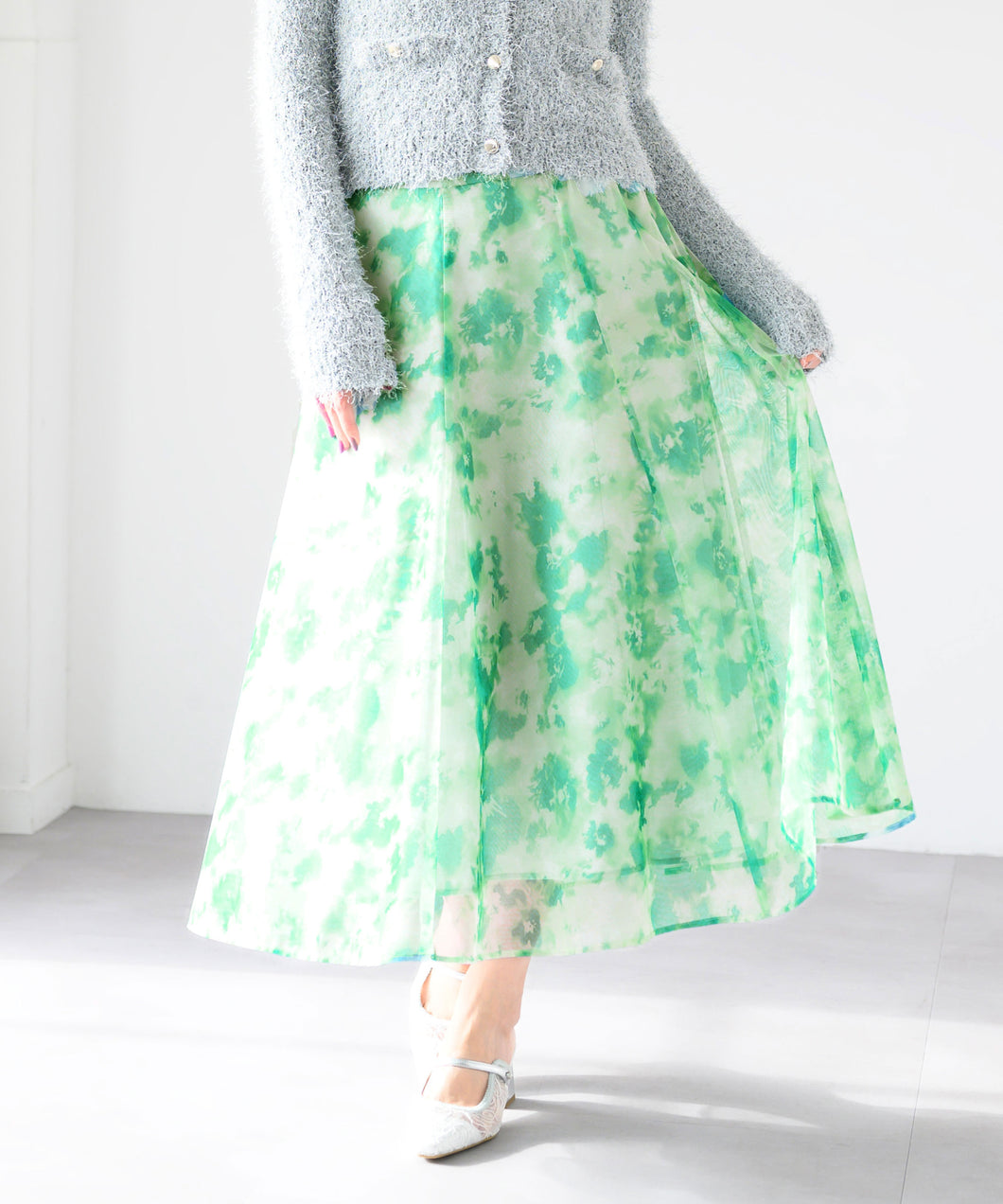 DECEMBERMAY　メッシュ スカート　Mサイズ インクフラワーメッシュスカート/MM517201 – MISCH MASCH|31 Sons de mode