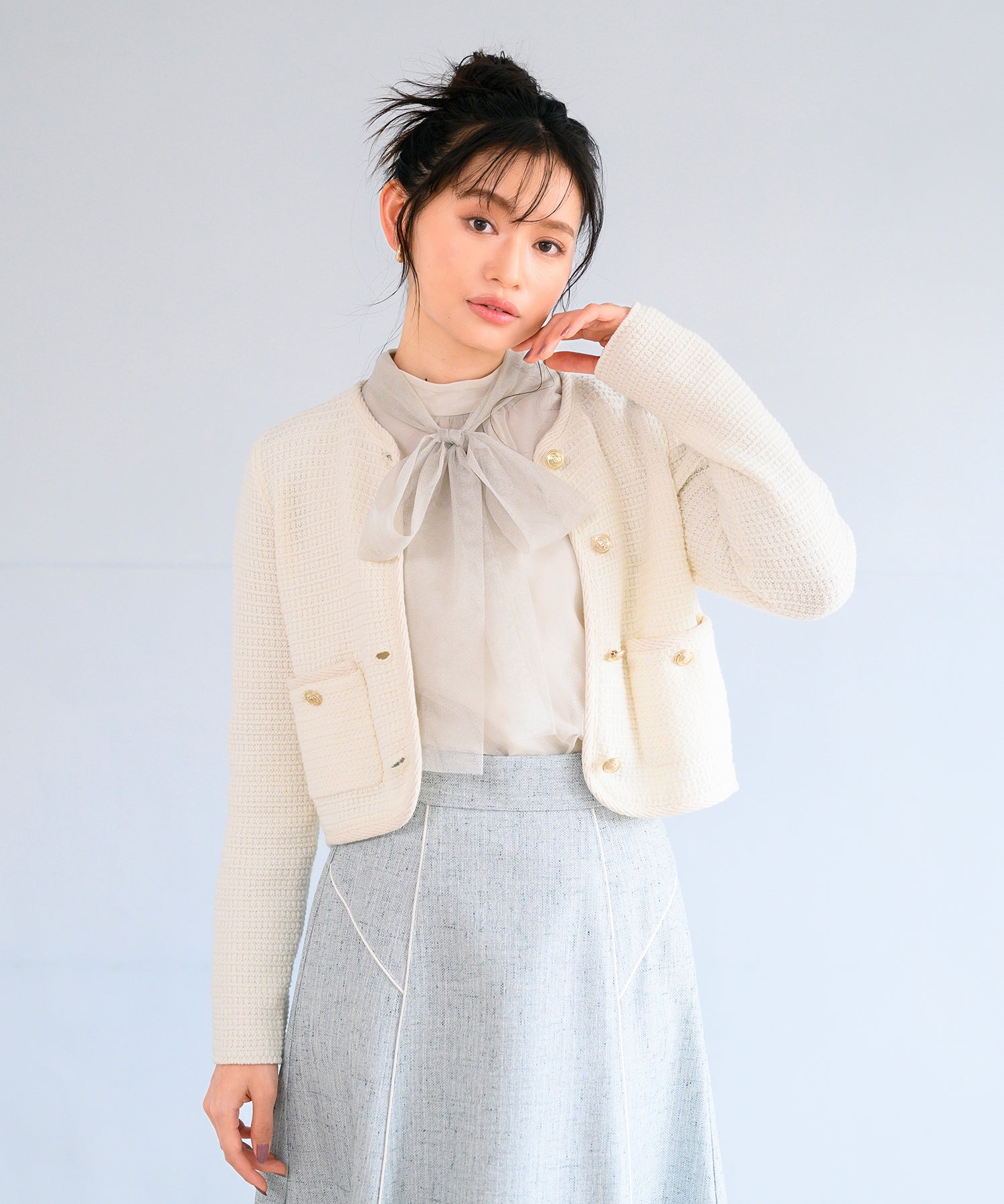 チュールボウタイブラウス/MM518104 – MISCH MASCH|31 Sons de mode