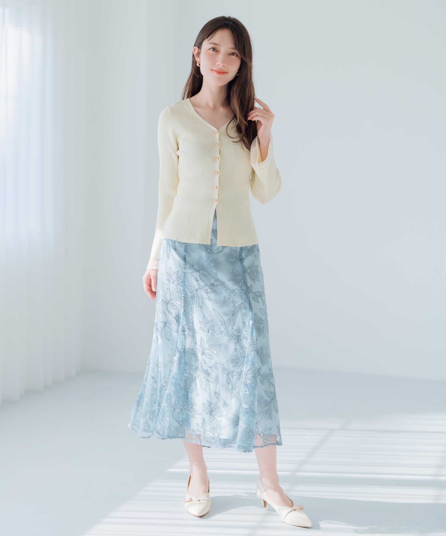 ラメフラワー刺繍スカート/MM527201 – MISCH MASCH|31 Sons de mode