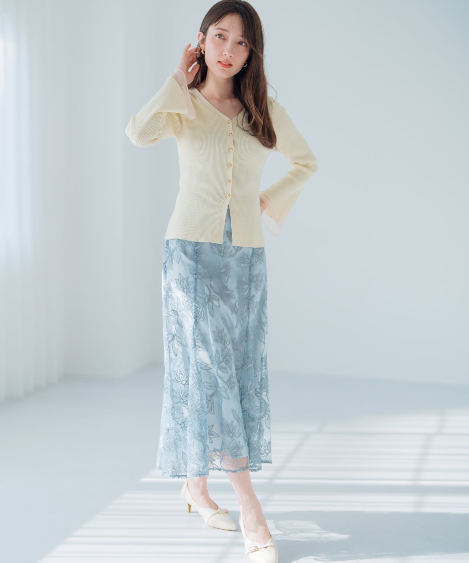 ラメフラワー刺繍スカート/MM527201 – MISCH MASCH|31 Sons de mode