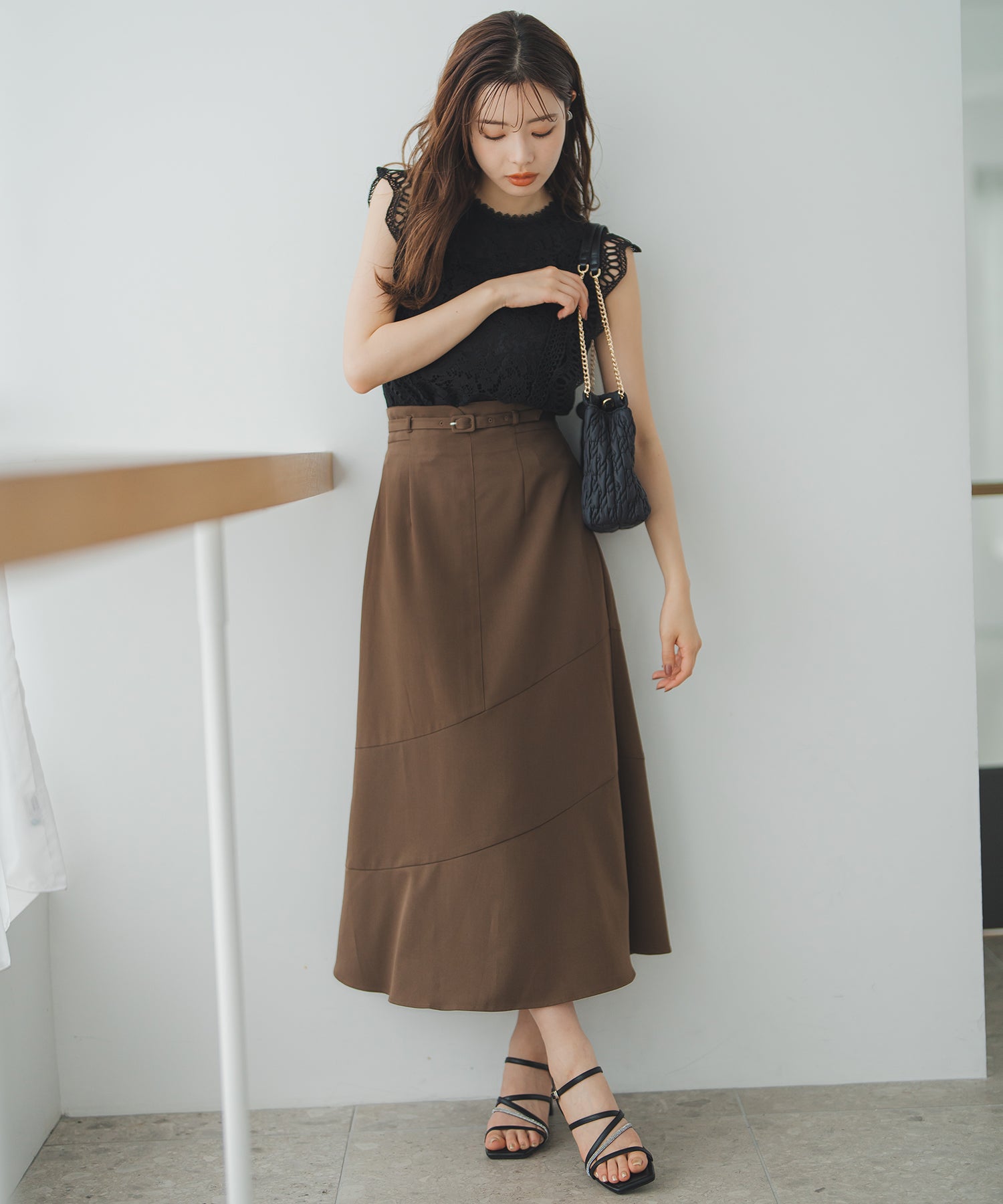 アシンメトリー切替Aラインスカート/MM527217 – MISCH MASCH|31 Sons