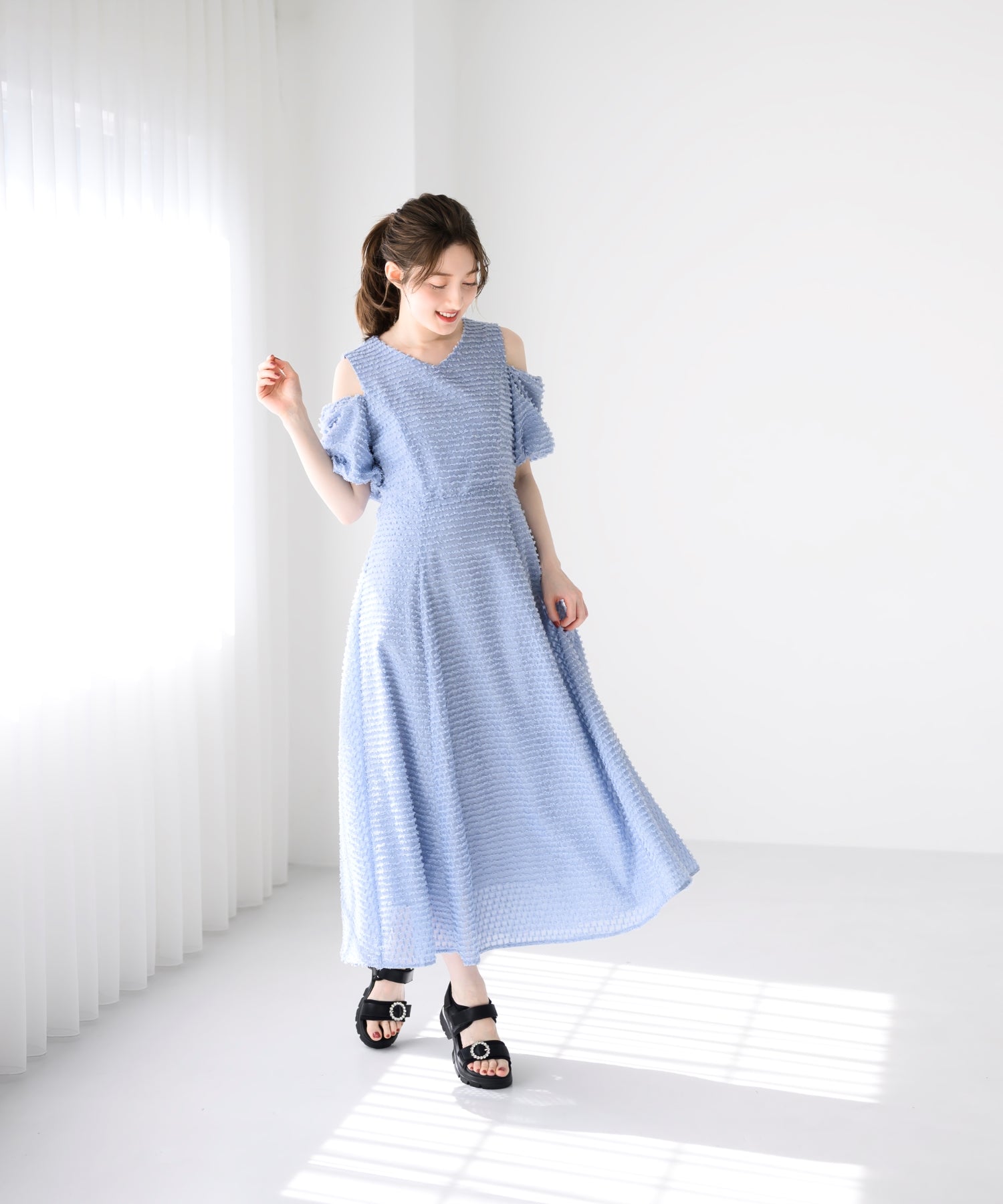 【WEB限定価格】2wayカットドビーワンピース/MM527401