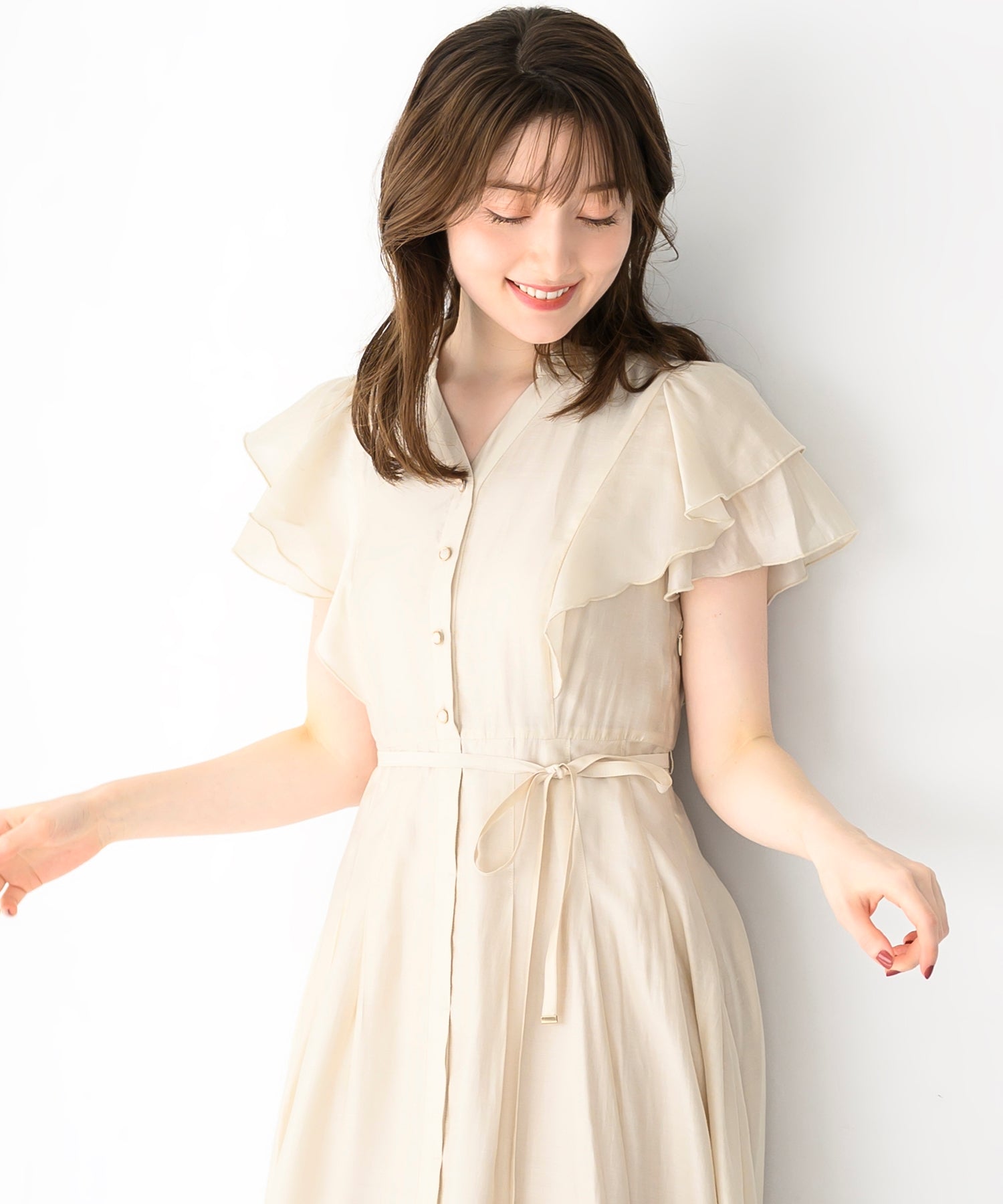 ダブルフリルシャツワンピース/MM527406 – MISCH MASCH|31 Sons ダブルフリルシャツワンピース/MM527406 – MISCH MASCH|31 Sons