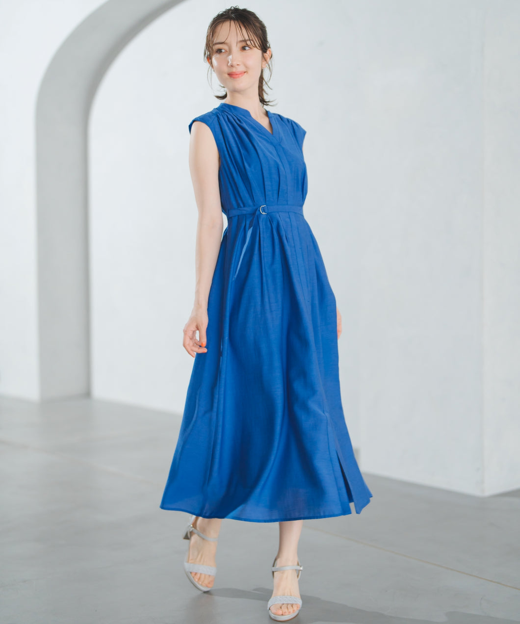 シアーカラーフレンチシャツワンピース/MM527418
