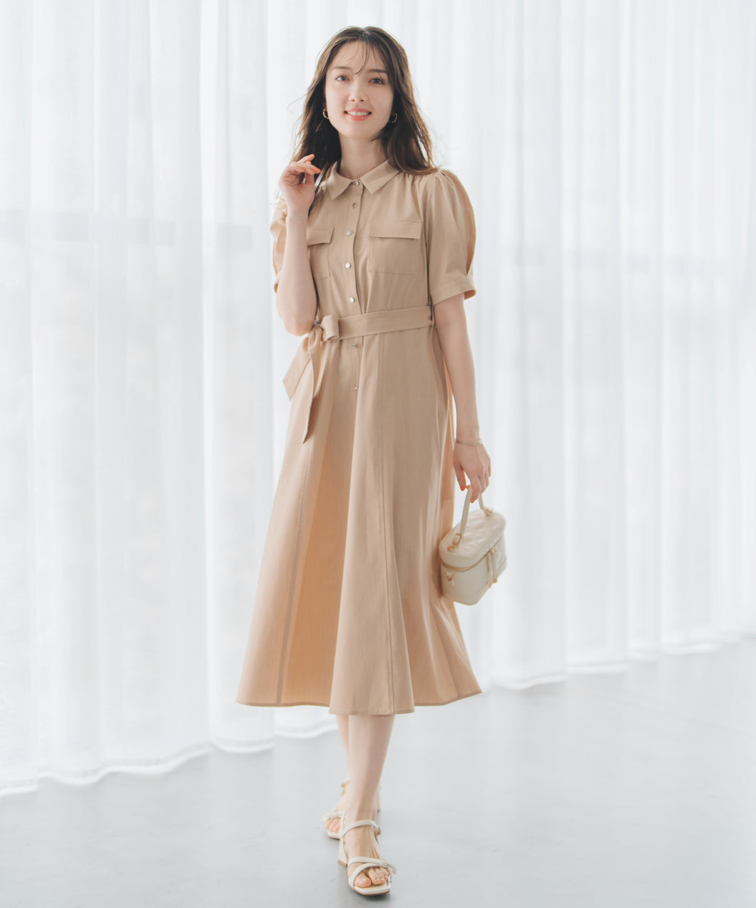 パフスリーブポケットシャツワンピース /MM527419 – MISCH MASCH|31