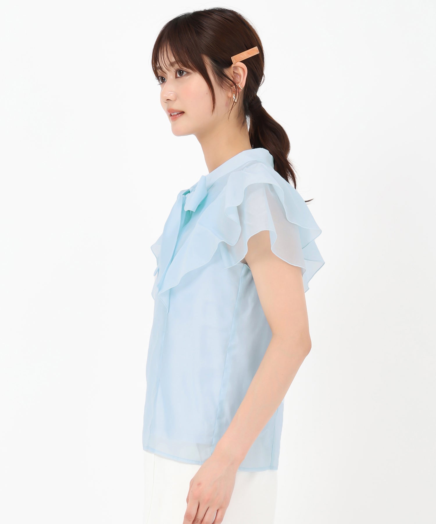 2color レディース シアートップスセット トップス セットアップ