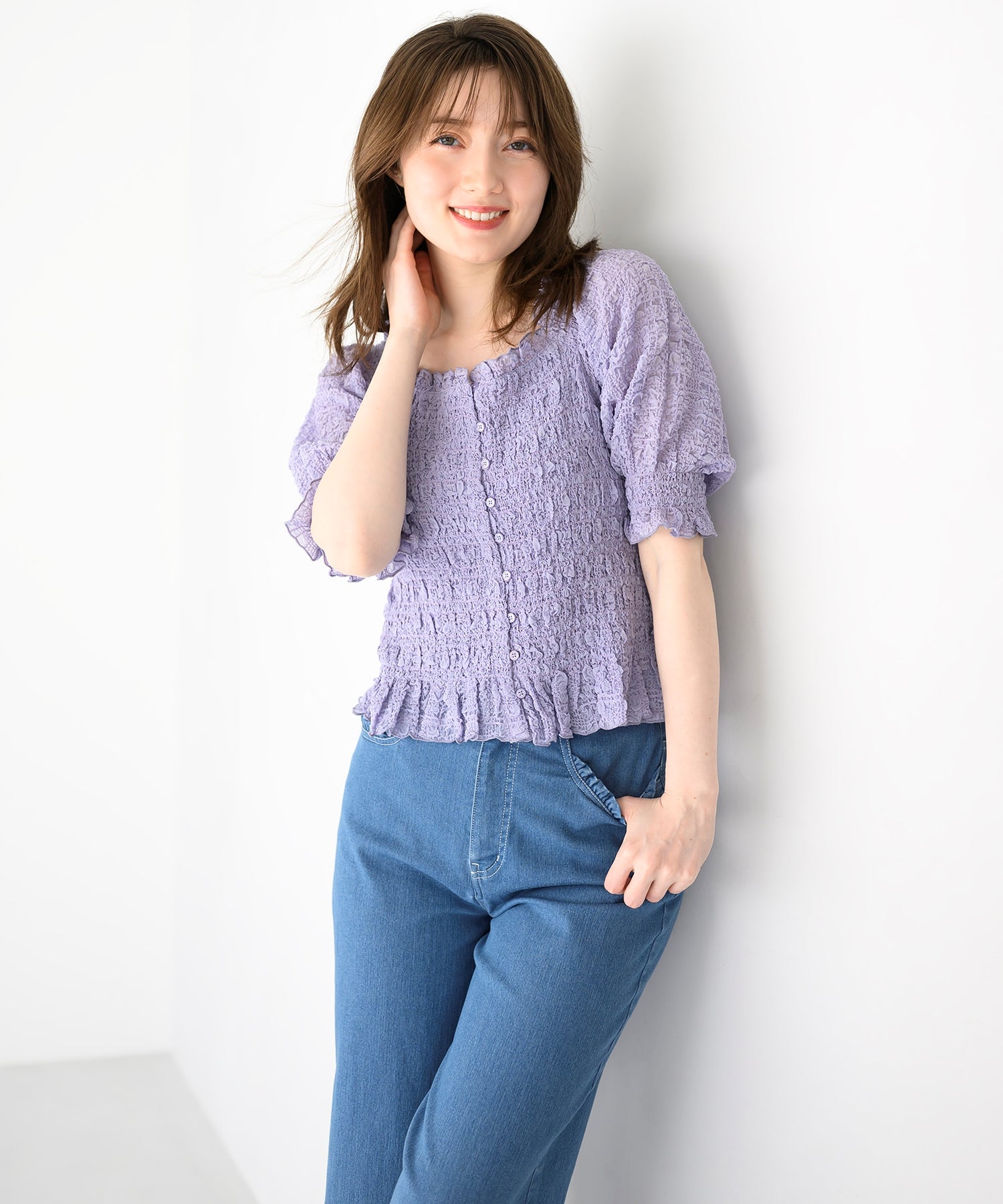 2wayキャミ付きシャーリングブラウス/MM528106 – MISCH MASCH|31