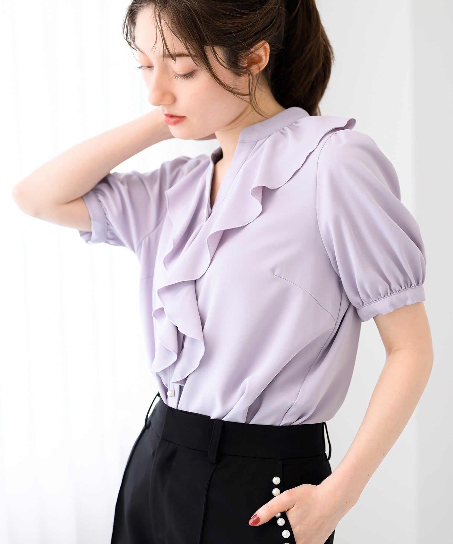 2025新入荷 ラッフルフリルブラウス/MM528108 – MISCH MASCH|31 Sons de mode その他