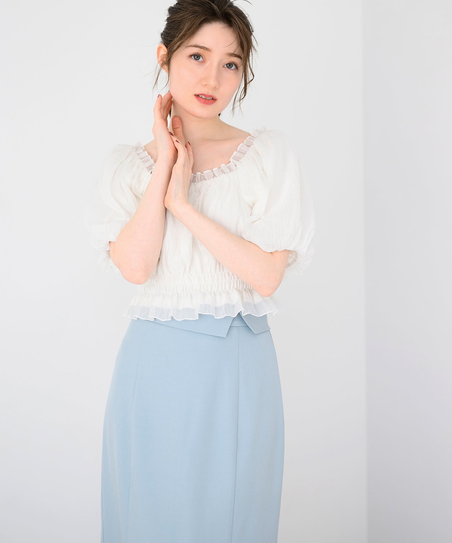 アイレットシフォンブラウス/MM528110 – MISCH MASCH|31 Sons de