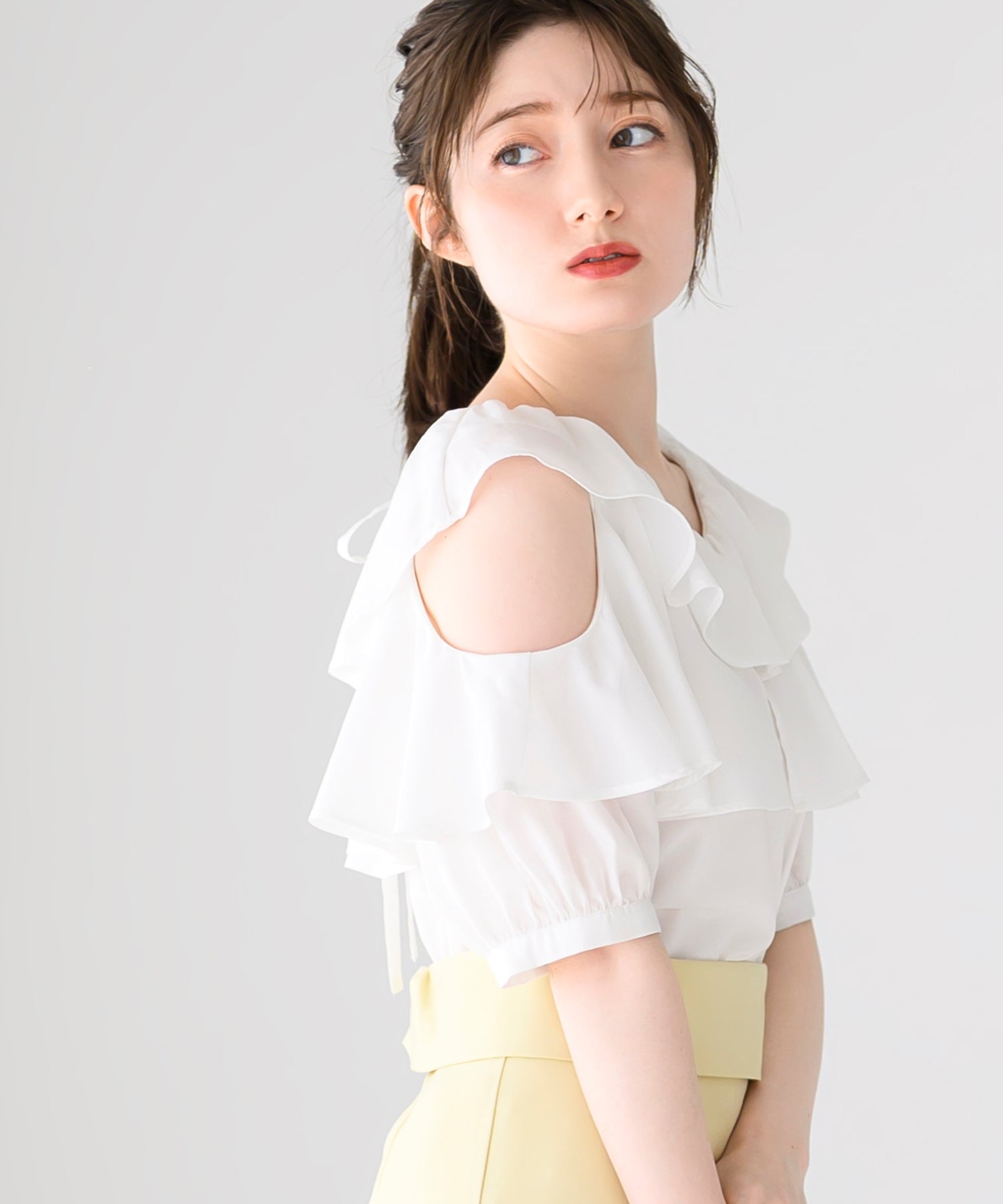 肩開きフリル5分袖ブラウス/MM528117 – MISCH MASCH|31 Sons de mode