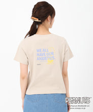 画像をギャラリービューアに読み込む, PEANUTSデザインバックプリントTシャツ/MM528207
