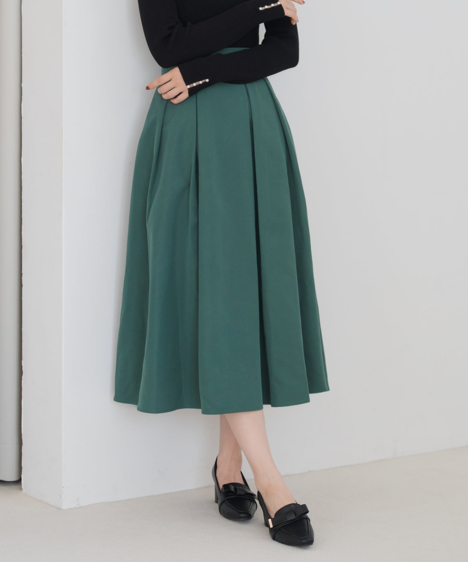 タックフレアカラースカート/MM537209 – MISCH MASCH|31 Sons de mode